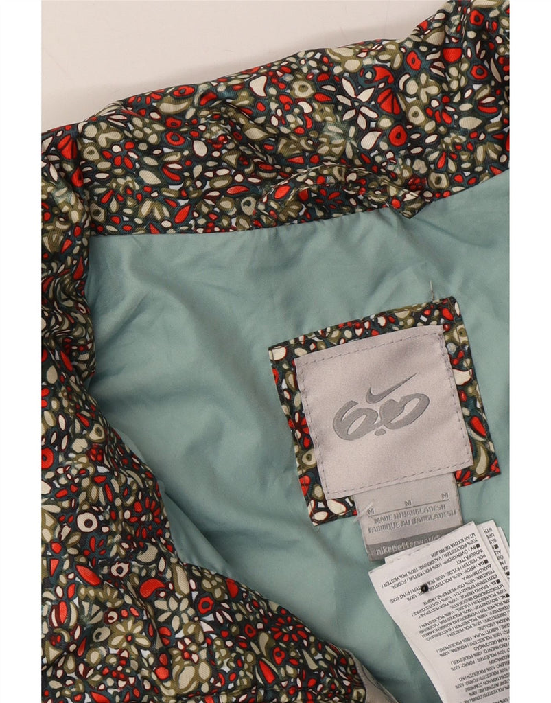 NIKE Mens Padded Gilet UK 38 Medium Multicoloured Floral Polyester Vintage Nike and Second-Hand Nike from Messina Hembry 