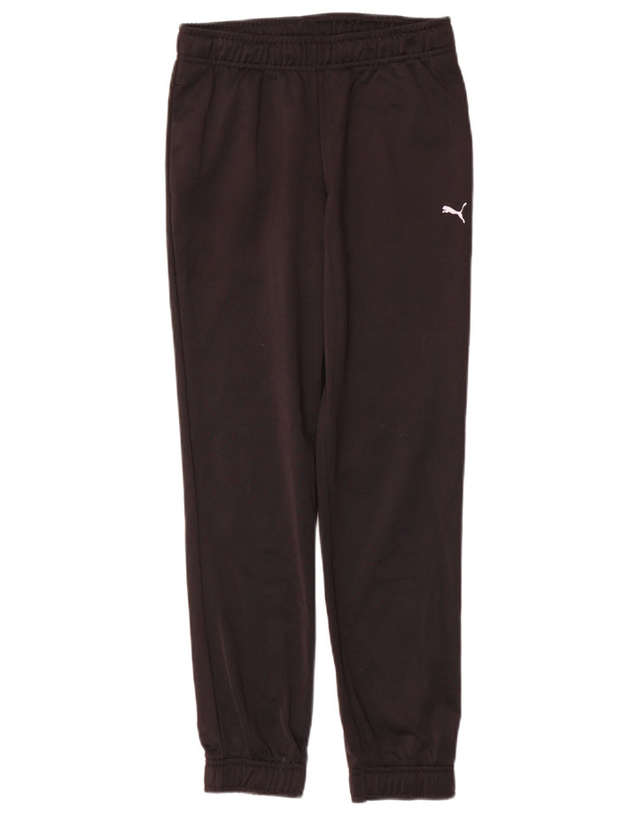 PUMA Boys Tracksuit Trousers Joggers 11-12 Years  Black Polyester