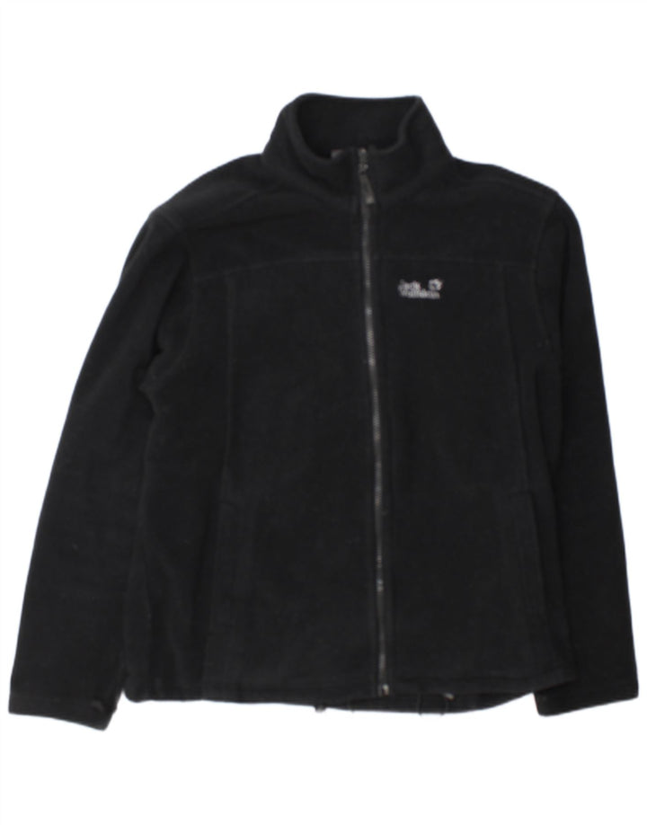 Jack Wolfskin Mens Fleece Jacket UK 44/46 XL Black Polyester