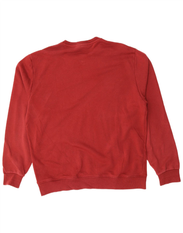 STARTER Mens Sweatshirt Jumper XL Red Cotton
