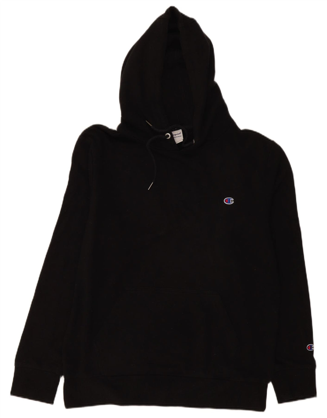 CHAMPION Mens Hoodie Jumper XL Black Cotton