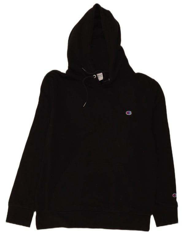 CHAMPION Mens Hoodie Jumper XL Black Cotton