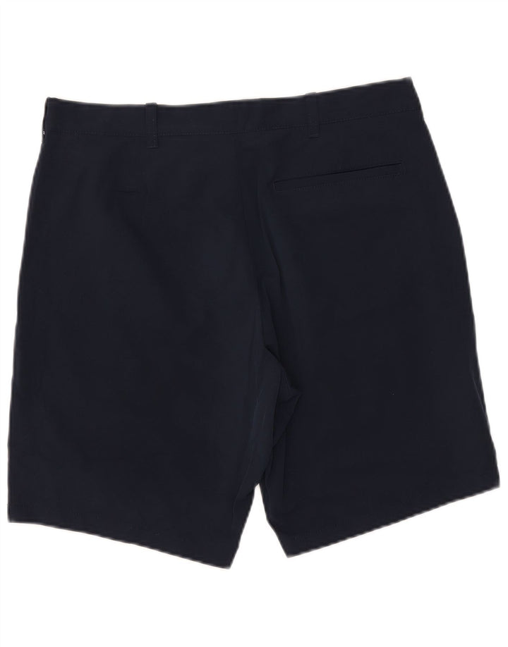 J. Crew Mens Chino Shorts W32 Medium Navy Blue Polyester