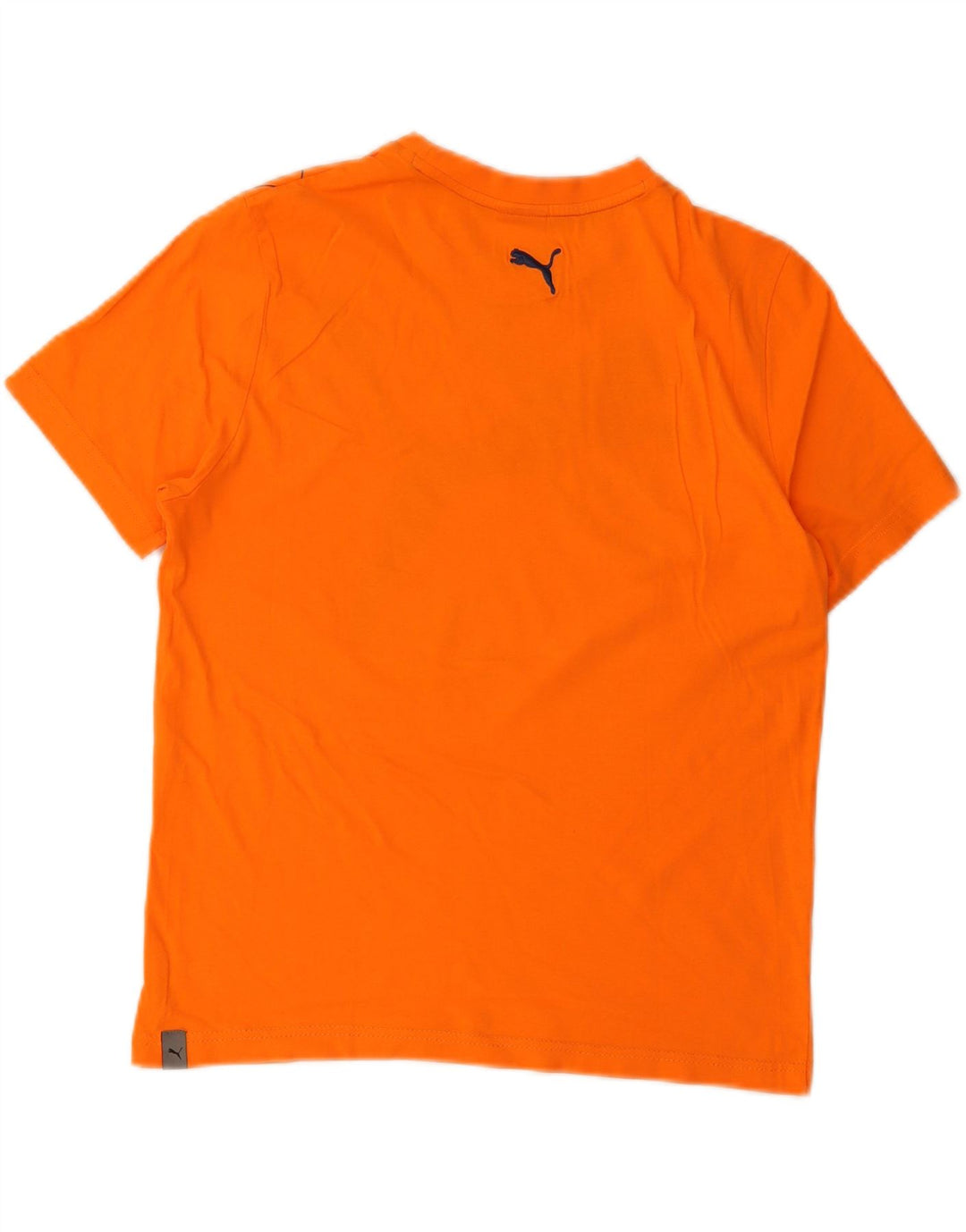 Puma Mens Graphic T-Shirt Top Small Orange