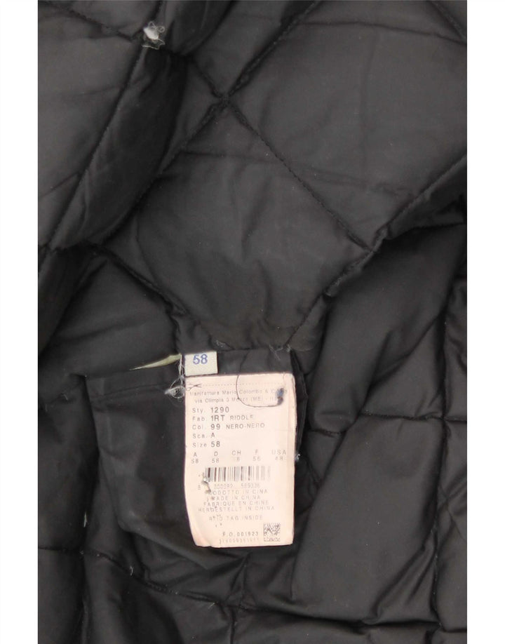 Colmar Mens Hooded Padded Coat IT 58 XL Black Polyester