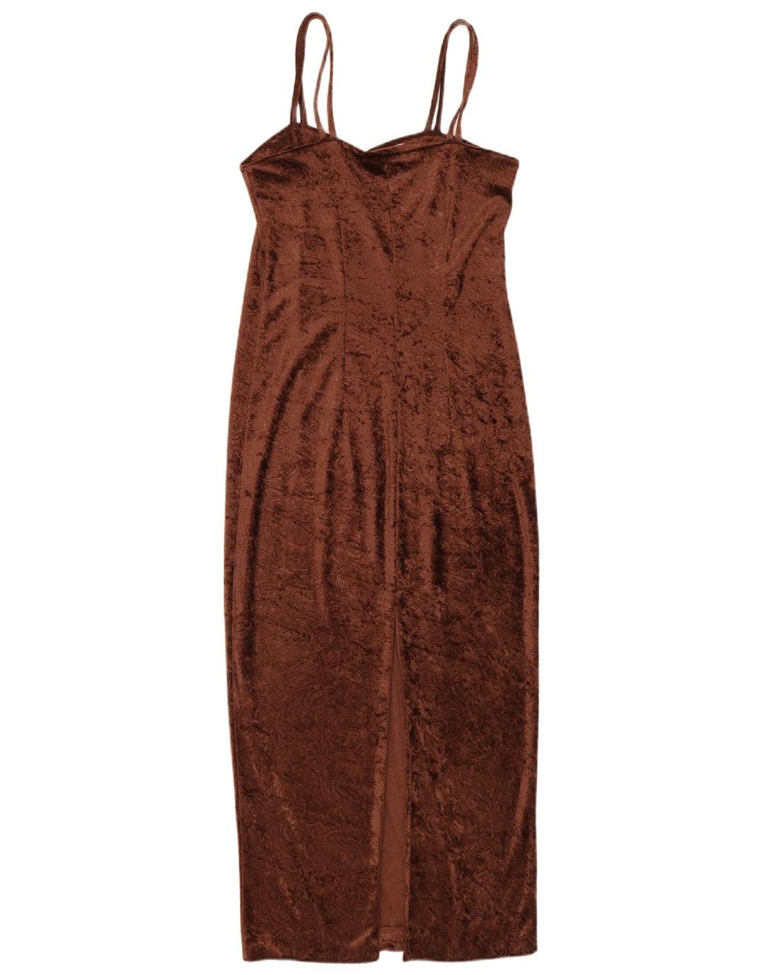 Vintage Womens Velvet 2 Piece Set UK 12 Medium  Brown Paisley