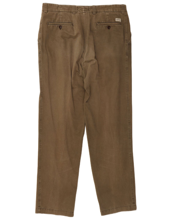 Camel Active Mens Pegged Chino Trousers IT 52 XL W36 L31 Khaki Cotton