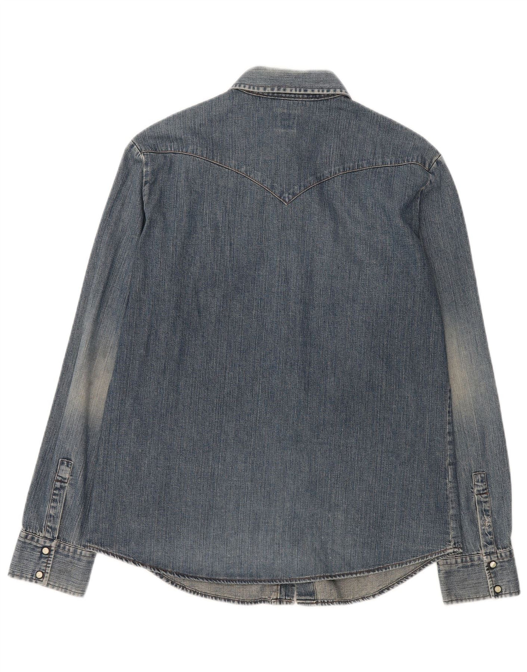 Energie Mens Denim Shirt Large Blue Cotton