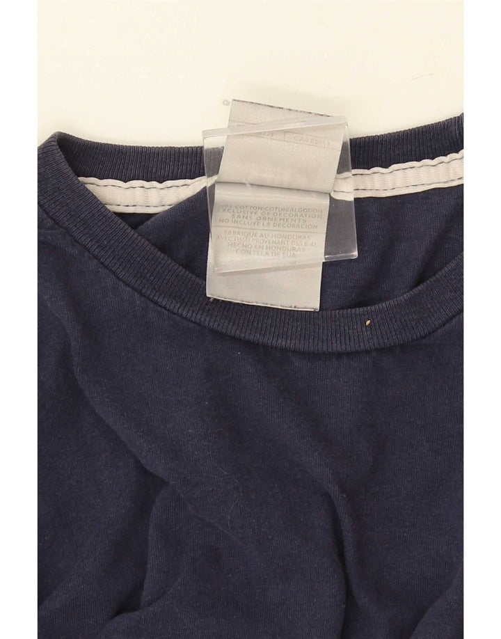 Nike Mens T-Shirt Top Medium Navy Blue Cotton
