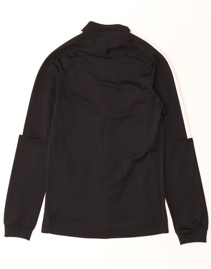 Nike Mens Tracksuit Top Jacket Small Black Colourblock Polyester Sports