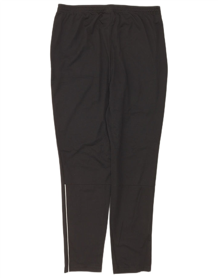 NIKE Womens Dri Fit Tracksuit Trousers UK 14 Large  Black Polyester