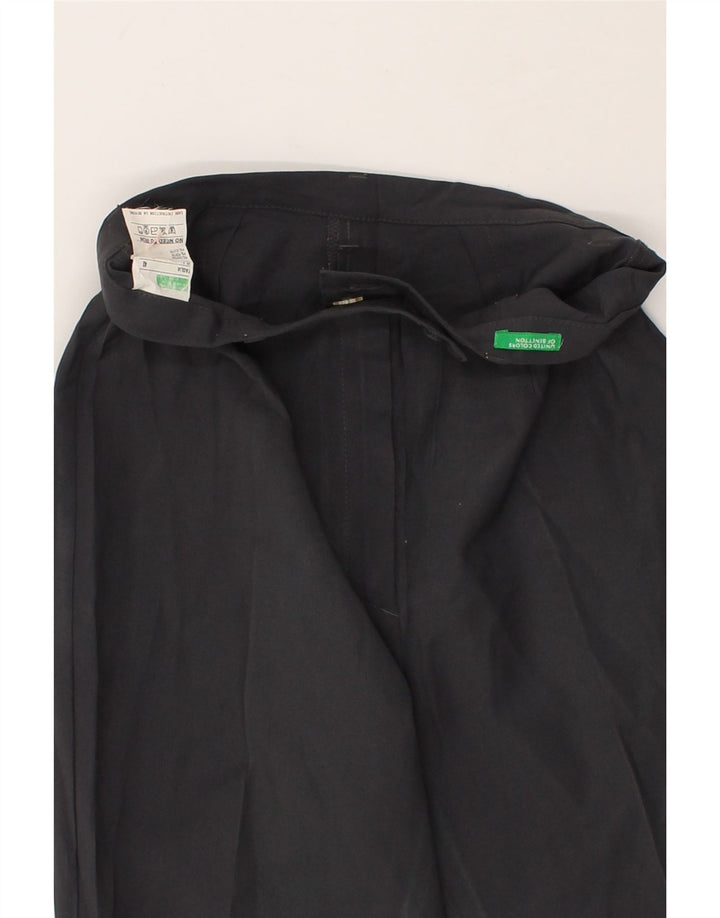BENETTON Womens Slim Suit Trousers IT 40 Small W26 L29 Grey Polyester Vintage Benetton and Second-Hand Benetton from Messina Hembry 