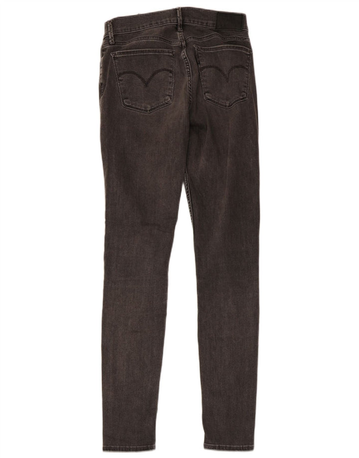 LEVI'S Womens 710 Super Skinny Jeans W26 L29 Grey Cotton