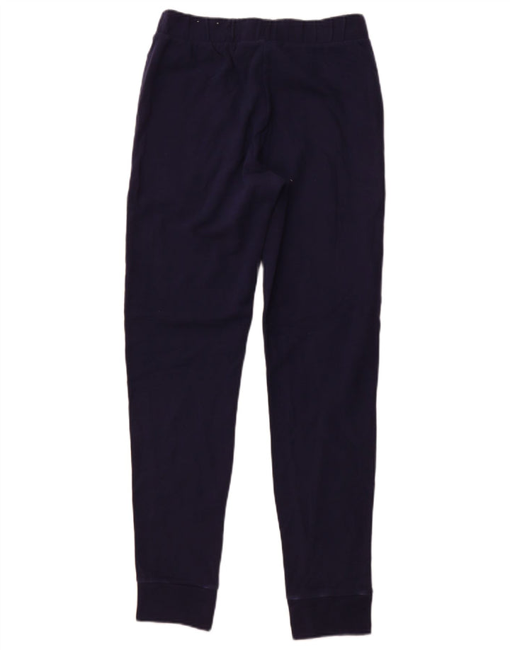 PUMA Mens Tracksuit Trousers Joggers Small  Navy Blue Cotton