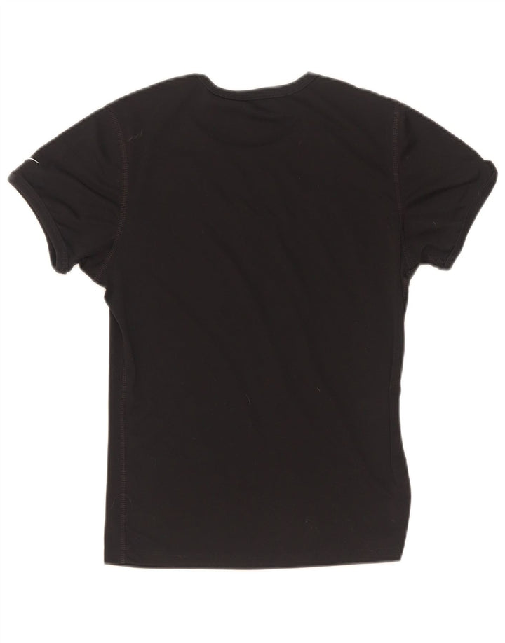Nike Womens T-Shirt Top US 8/10 Medium Black Polyester