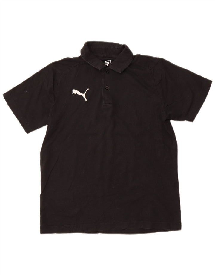 PUMA Boys Polo Shirt 13-14 Years Black