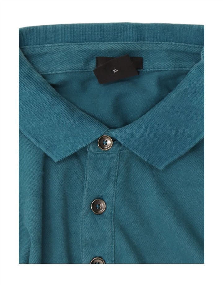 HUGO BOSS Mens Slim Fit Polo Shirt XL Blue
