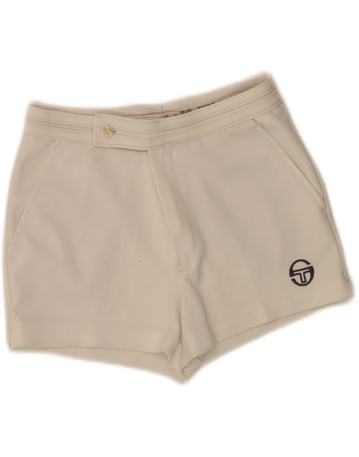 Sergio Tacchini Womens Chino Shorts IT 42 Medium W26  White