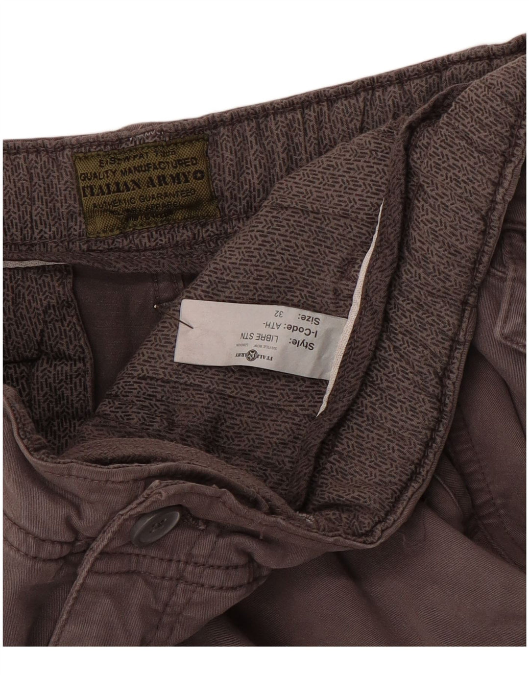 VINTAGE Mens Cargo Shorts W32 Medium Brown