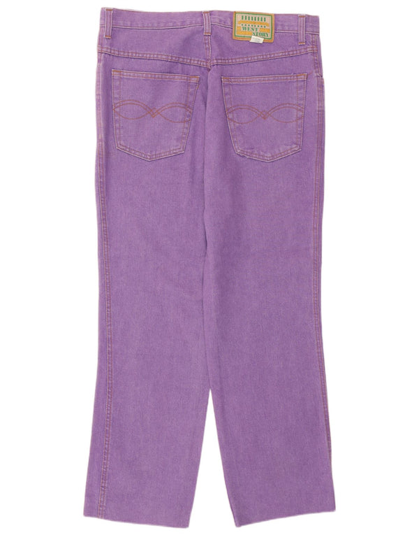 West Story Mens Straight Jeans IT 48 Medium W34 L28 Purple