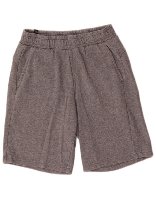 Puma Mens Sport Shorts Medium Grey Flecked Cotton