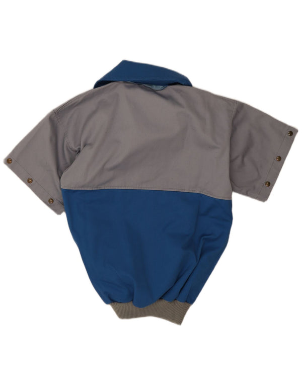 Cerruti 1881 Mens Pullover Tracksuit Top IT 50 Medium Blue Colourblock