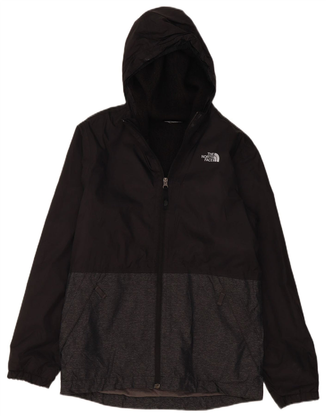 THE NORTH FACE Boys Windbreaker Jacket 14-15 Years XL Black Colourblock