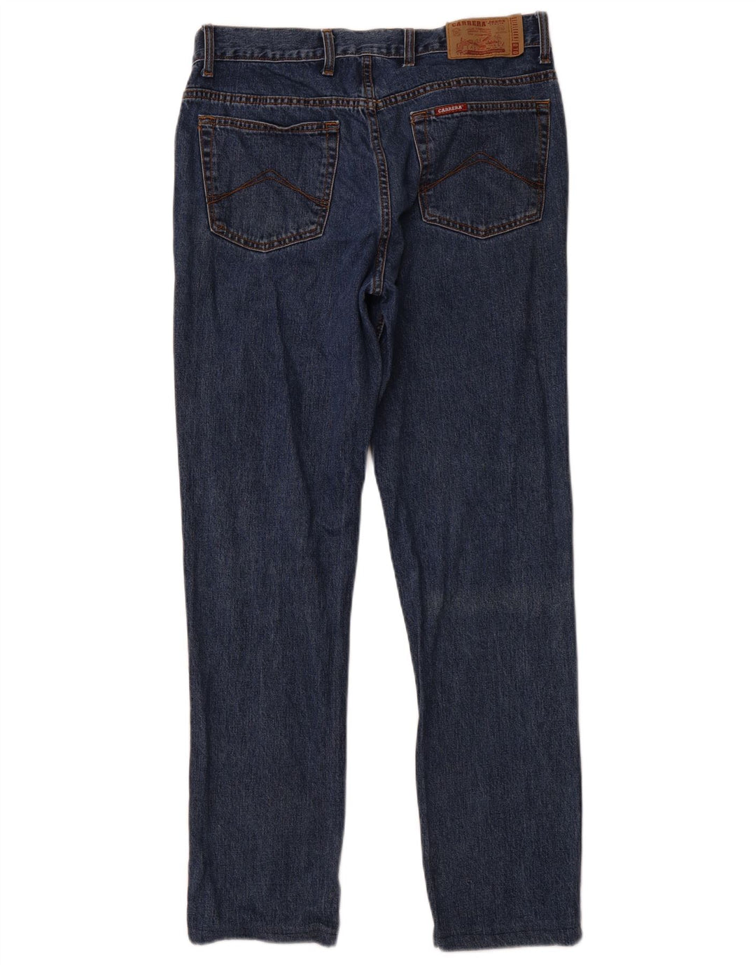 CARRERA Mens 700 Straight Jeans IT 50 Large W34 L30 Navy Blue Cotton