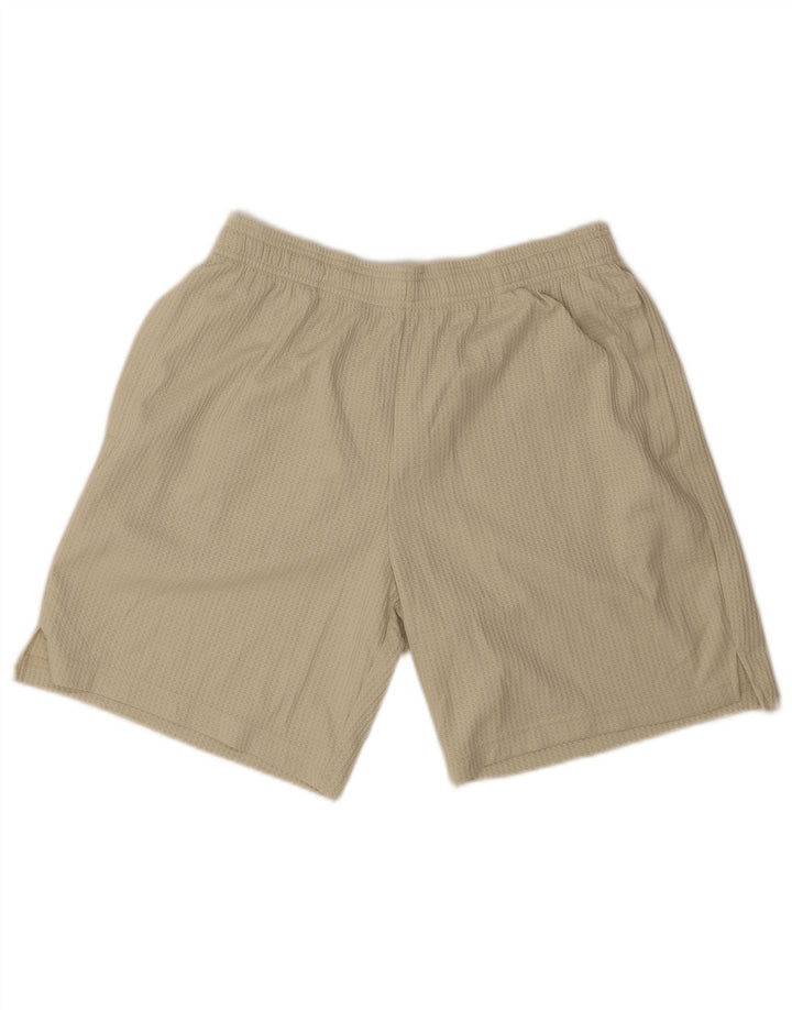 Under Armour Mens Sport Shorts Large  Beige Polyester