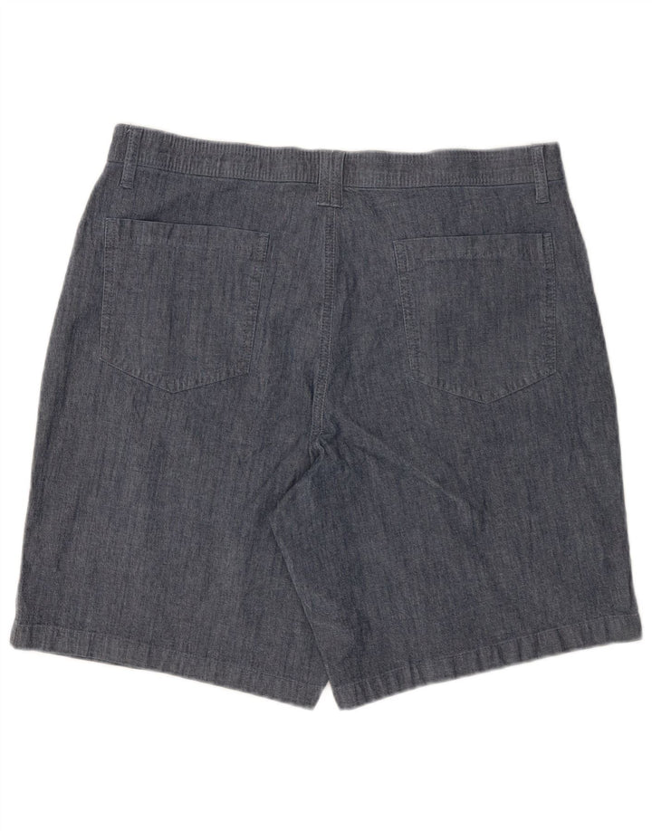 LEE Womens Riders Casual Shorts US 14 XL W36  Blue Cotton