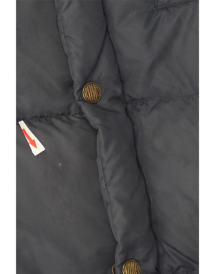 Replay Mens Padded Jacket UK 42 XL Navy Blue
