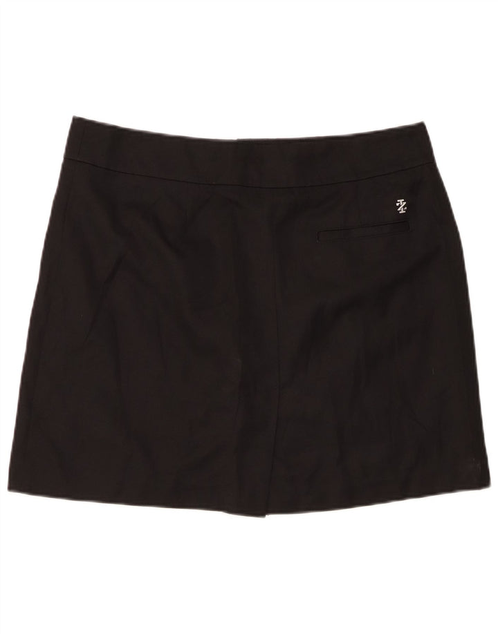 IZOD Womens Skort Large W32 L7 Black Polyester