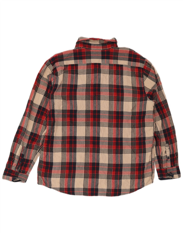 DC Mens Flannel Shirt XL Multicoloured Check Cotton