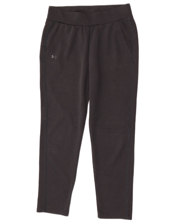 Under Armour Womens Tracksuit Trousers UK 14 Medium  Black Cotton