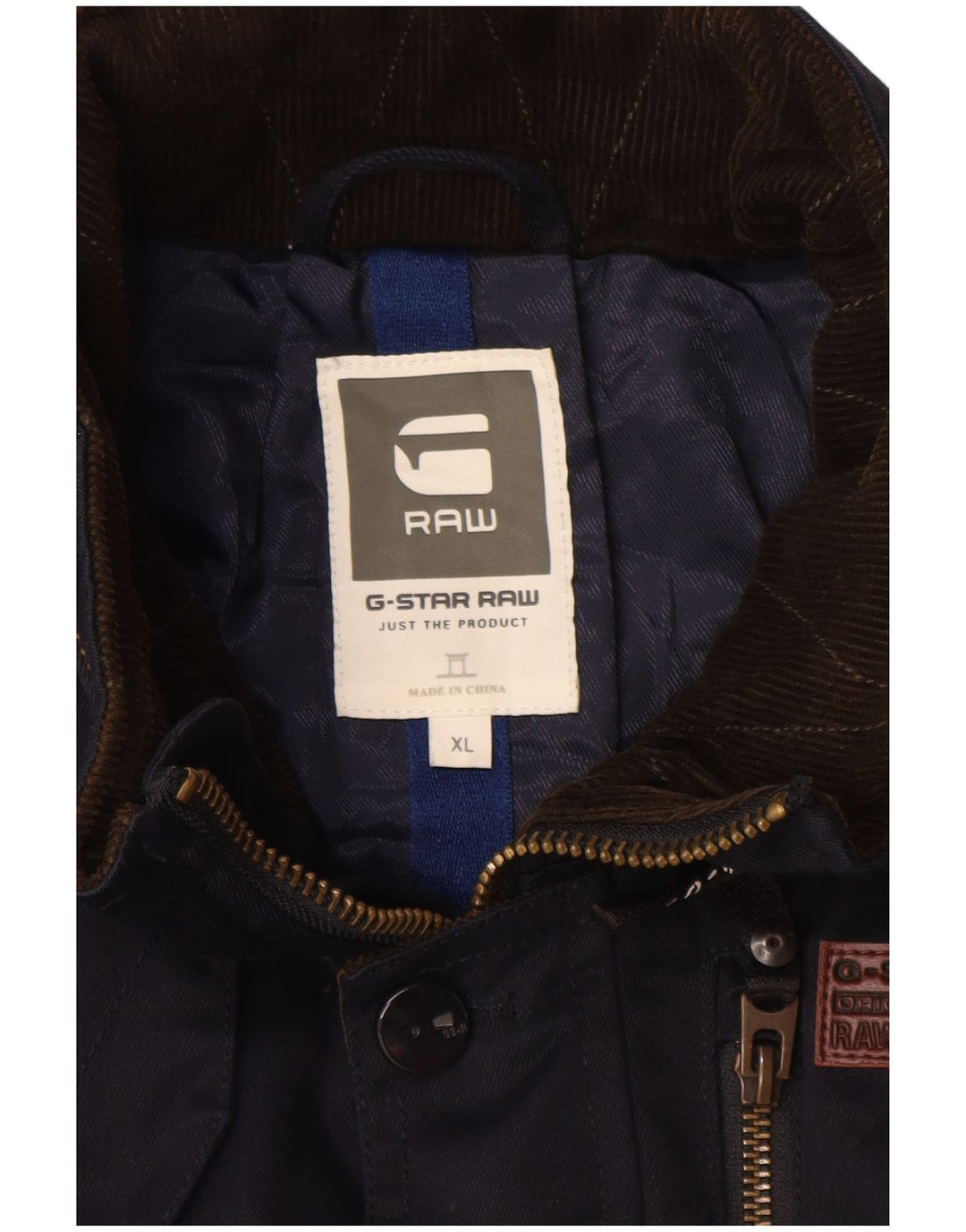 G-Star Boys Utility Jacket 13-14 Years XL Navy Blue Cotton