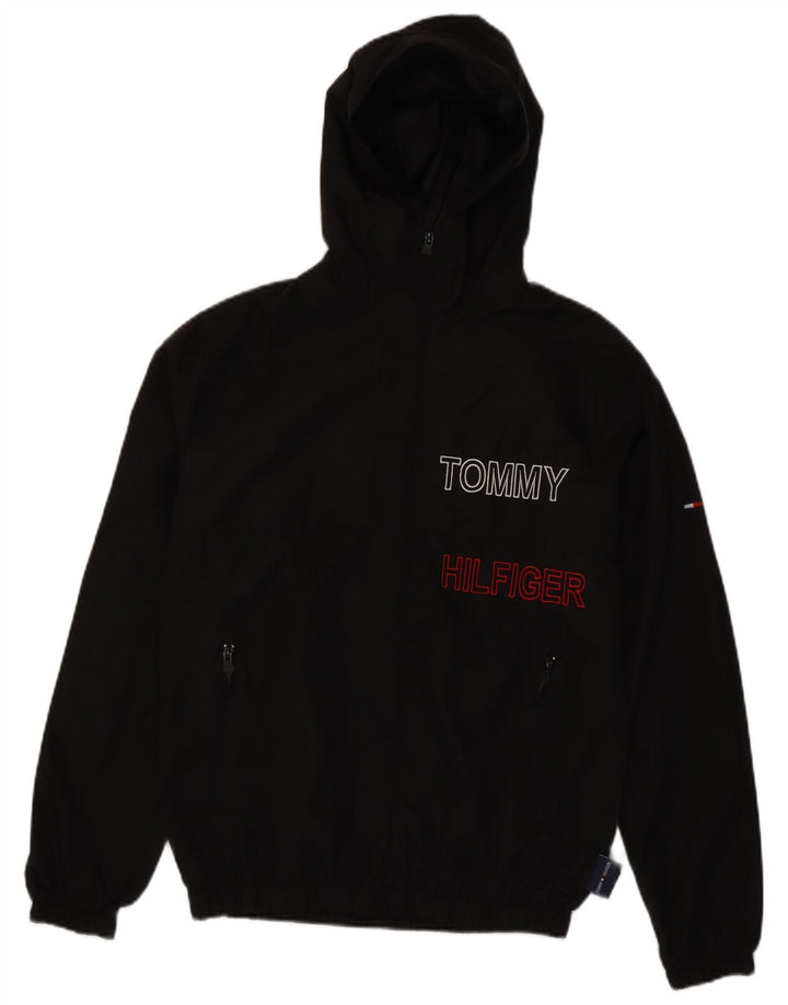 Tommy Hilfiger Mens Mick Jagger Graphic Bomber Jacket UK 38 Medium Black