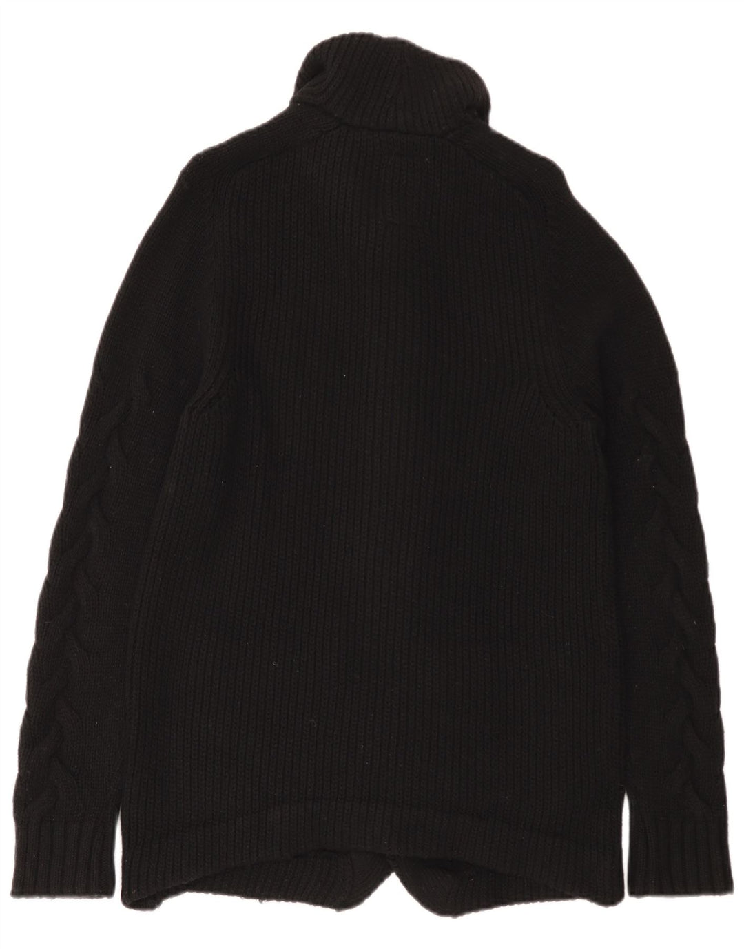 G-Star Mens Cardigan Sweater Medium Black Wool