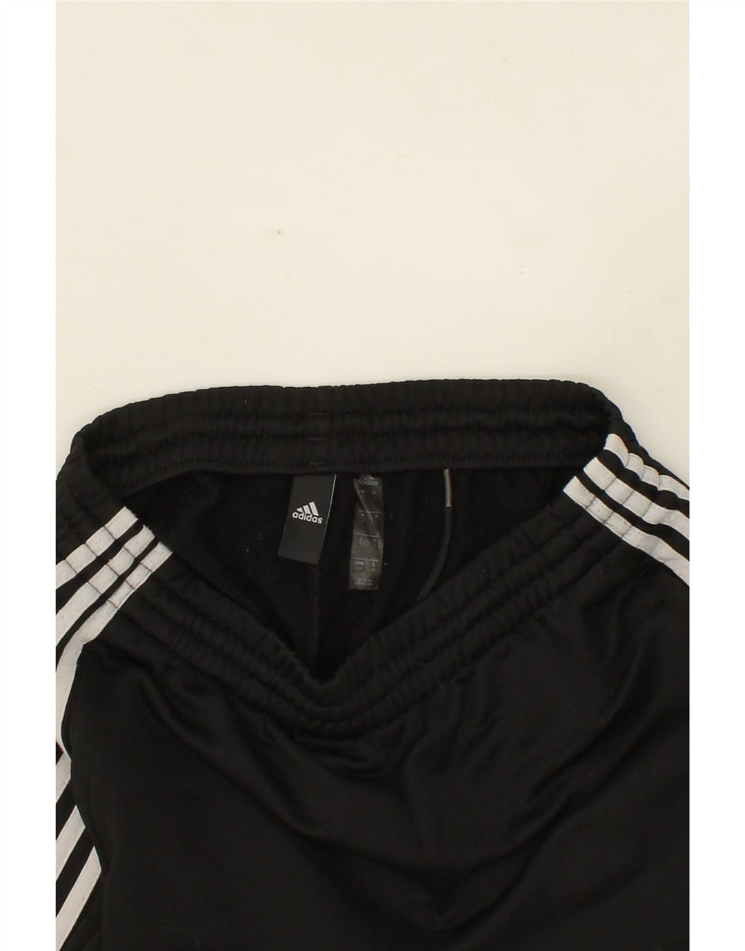 ADIDAS Mens Tracksuit Trousers Joggers Small Black Polyester Vintage Adidas and Second-Hand Adidas from Messina Hembry 