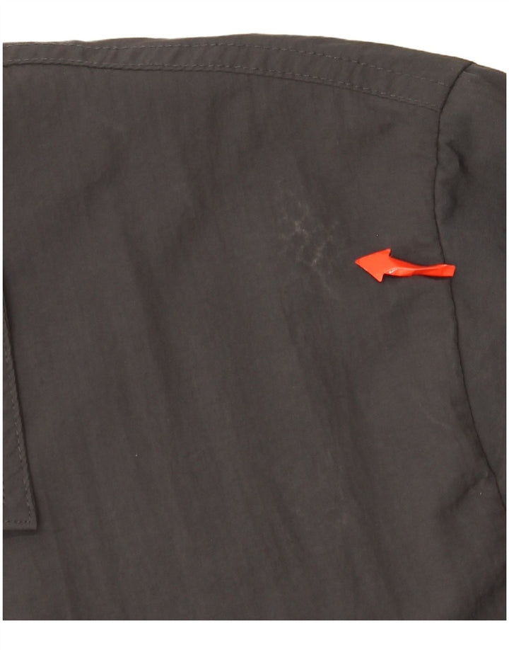 Russell Athletic Mens Graphic Bomber Jacket UK 38 Medium Grey Polyamide