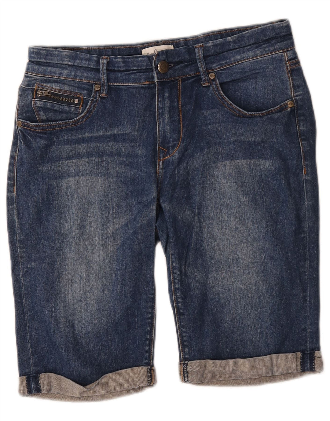 Lee Cooper Womens Denim Shorts US 10 Large W30 Blue Cotton