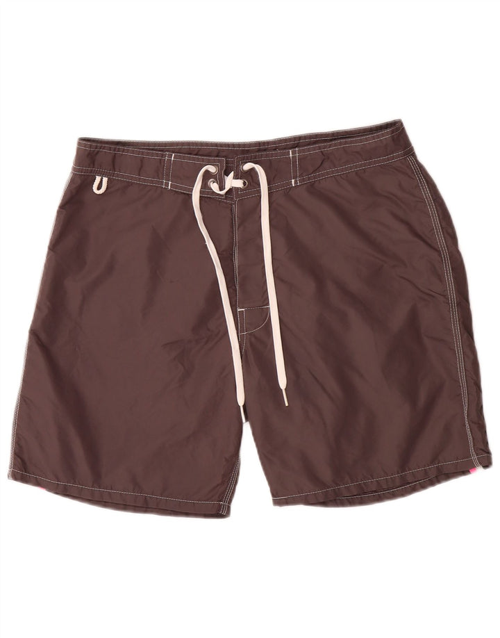 Sundek Mens Swimming Shorts Medium  Grey Nylon