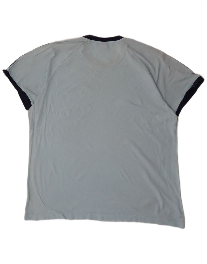 Adidas Mens T-Shirt Top XL Blue