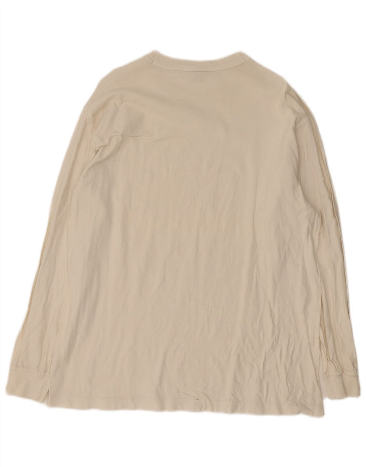 Levi's Mens Top Long Sleeve Large White Cotton