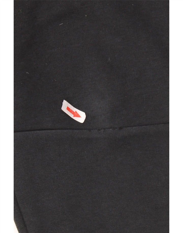 NIKE Mens Tracksuit Trousers Joggers Medium Black Cotton