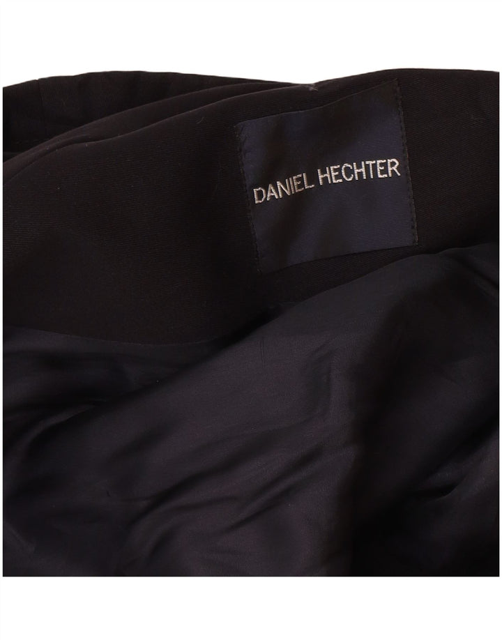 Daniel Hechter Womens Double Breasted Blazer Jacket UK 12 Medium Navy Blue