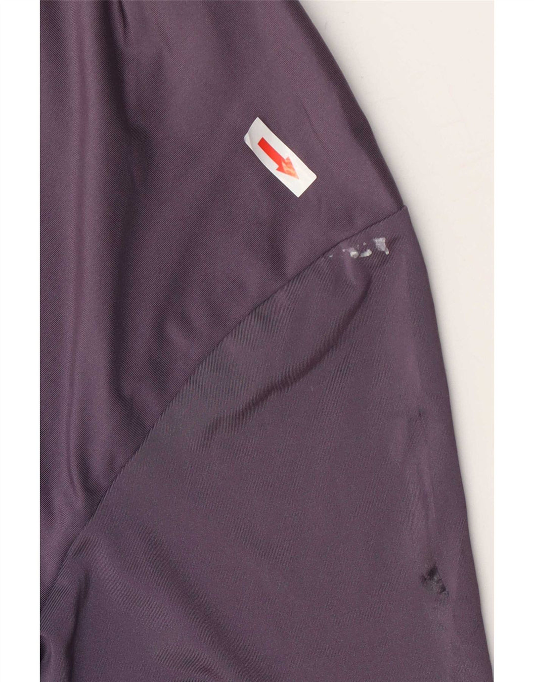 Adidas Mens Golf Polo Shirt Large Purple Striped Polyester
