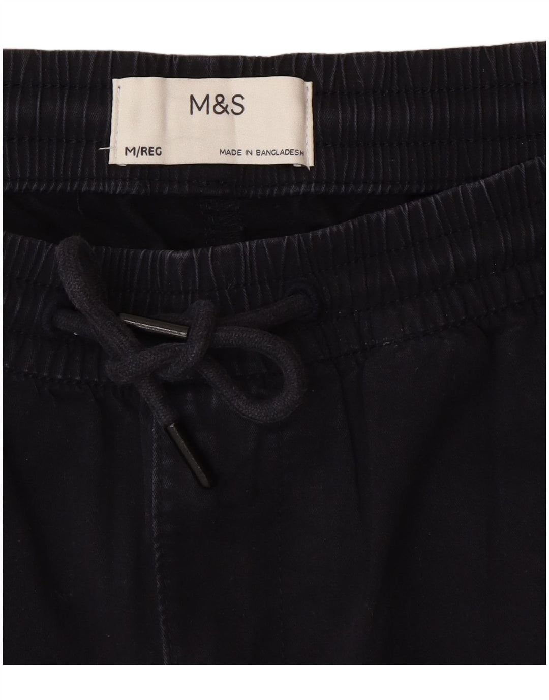 Marks & Spencer Mens Straight Chino Trousers Medium W32 L29 Navy Blue