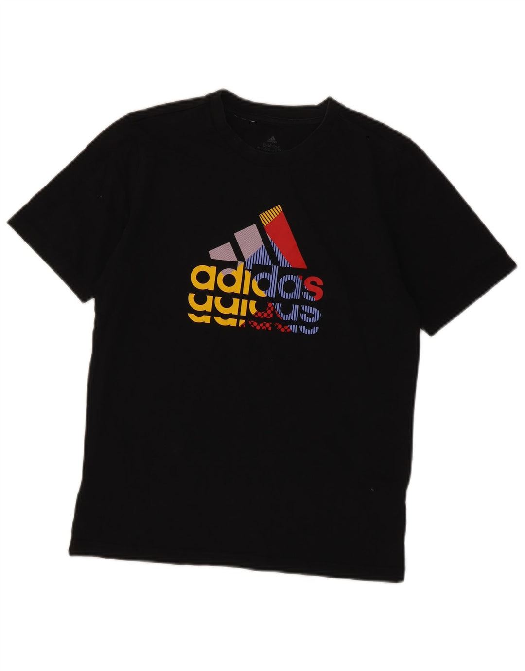 Adidas Boys Graphic T-Shirt Top 13-14 Years Black