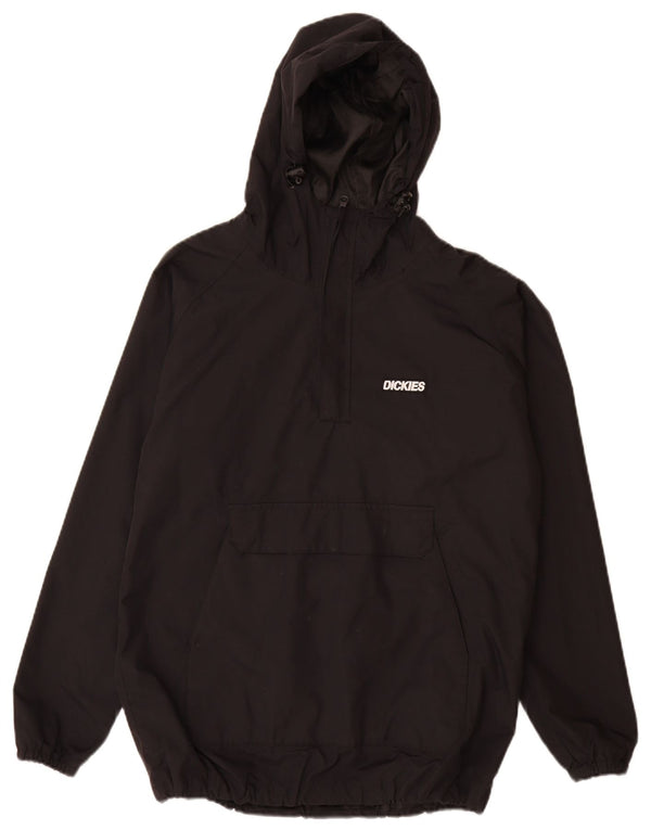 Dickies Mens Hooded Anorak Jacket UK 38 Medium Black Polyamide