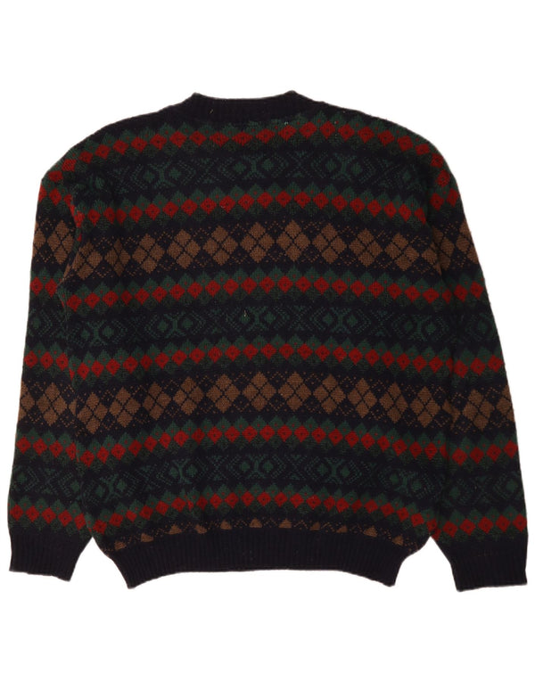 Marks & Spencer Mens Crew Neck Jumper Sweater Large Multicoloured